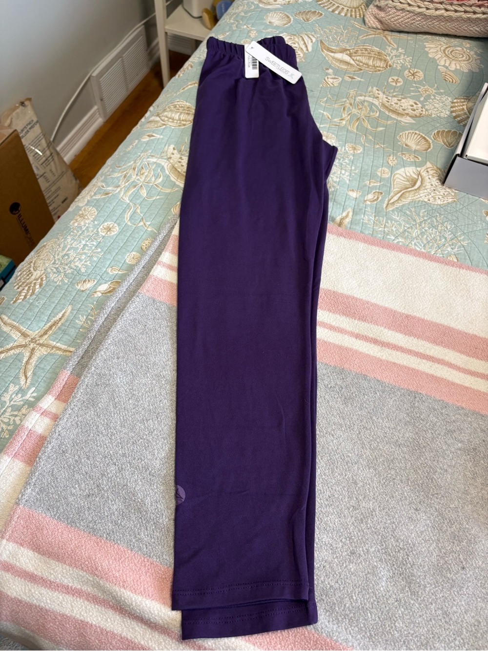 Purple Women’s Sweetlegs Leggings plus size
